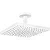 HANSGROHE Raindance E horná sprcha 1jet, 300 x 300 mm, s prívodom zo stropu 112 mm, matná biela, 26250700