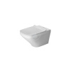DURAVIT DuraStyle závesné WC, Rimless, s WonderGliss, biela, 25510900001
