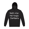 Stymio Mikina s potlačou textu Veľkosť: S, Farba: Čierna, Vyber si slogan: Som viac než tvoja fantázia