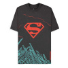 Difuzed DC Comics Tričko Superman Dark Grey Son of Krypton Velikost S