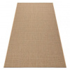 Eoshop KOBEREC SIZAL FLOORLUX 20580 hladký, Jednotný jednobarevný - přírodní / káva (Velikost: 240x330 cm)