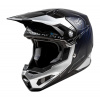 FLY RACING prilba FORMULA S CARBON, FLY RACING - USA (modrá/stříbrná) - 2XL