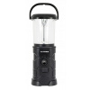 Solárna LED turistická lampa s dynamom a rádiom 2v1