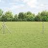 zahrada-XL Plot s stĺpmi Strieborná 0.8 x 10 m Oceľ 3350485