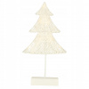 Stojaca Vianočná dekorácia - stromček, 39 cm, 10 LED, teplá žltá, na batérie