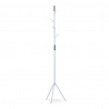 Autronic Věšák stojanový, výška 179 cm, kovová konstrukce, bílý matný lak, nosnost 6 kg 80001-01 WT