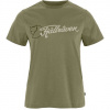 Fjällräven Archive Logo T-shirt W, Farba GREEN, Veľkosť XL