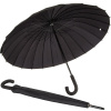 VERK GROUP Veľký dáždnik dáždnik čierny odolný elegantný