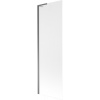 Mexen Next L vaňová zástena 1-krídlová 60 x 150 cm, mrazené sklo, gun metal - 895-060-000-03-30-95