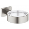 GROHE Essentials Cube 40508DC1 Držiak pohára/misky na mydlo, supersteel GRO 40508DC1