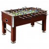 vidaXL Stolný futbal, oceľ 60 kg 140x74,5x87,5 cm, hnedý 91439