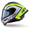 přilba SUPERTECH R10 ARIUS, ALPINESTARS (karbon/žlutá fluo/bílá, vel. XS)