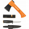 Fiskars komínová súprava X5 + nôž K40 + brusný kameň (1057913)