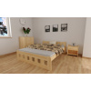 Postel masiv Nika 180 x 200 cm zvýšená + matrace Super-flex + rošt ZDARMA