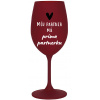 MY PARTNER MÁ PRIMA PARTNERA - vínový pohár na víno 350 ml