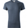 Malfini Fusion Pánske tričko 163 tmavý denim melír S