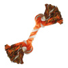 Uzol DOG FANTASY bavlnený oranžovo-biely 2 knôty 20 cm