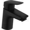 Hansgrohe Logis, umývadlová batéria 70 s odtokovou súpravou Push-Open, čierna matná, HAN-71077670