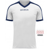 Givova Revolution Interlock Futbalový dres bielo granátová MAC04 0304