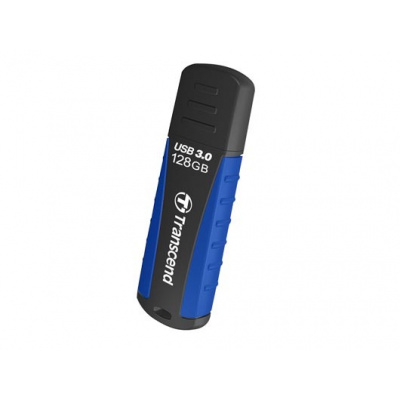 Transcend 128GB JetFlash 810 USB 3.0 flash disk, černo/modrý, odolá nárazu, tlaku, prachu i vodě TS128GJF810