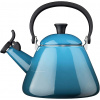 Le Creuset - kanvica, čajník, kužeľ 1,6 l - Deep Teal, modrozelený