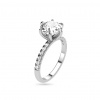 iZlato Forever Diamantová obruč z bieleho zlata pre 2ct diamant Delta, 14K CSTM4PW-200