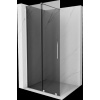 MEXEN/S - Velar Sprchová zástena posuvná Walk-in 120 x 200 cm, grafit 8 mm, chróm 871-120-000-43-01