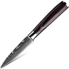 IZMAEL Kuchynský nôž Blade Paring/Čierna/Hnedá 10 cm