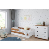 BabyBeds Detská posteľ s úložným priestorom CLASSIC Farebné prevedenie: Jelša, Velikost postele: 160x80 cm, Úložný priestor k posteli: Áno, s úložným priestorom