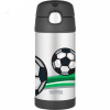 Detská termoska so slamkou FUNtainer 355ml® - Futbal