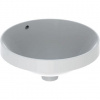Geberit VariForm - Umývadlo zápustné, priemer 40 cm, s prepadom, biela 500.700.01.2