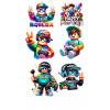 CUKROVÁ TLAČ Jedlý obrázok na tortu ROBLOX HRA MAN FACE + POSTAVY MENO 87