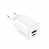 nabíjačka Forever TC-08-30AC, GaN PD QC charger, 1x USB-C 1x USB, 30W, biela (GSM187241)