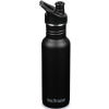 Nerezová fľaša Klean Kanteen Classic Narrow 18oz (w/Sport Cap) - black 532 ml uni