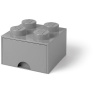 LEGO® Úložný box se šuplíkem 250x252x181 šedý