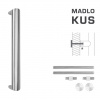 FT - MADLO kód 840 40x20 mm UN ks NEM - nerez matná (F60) 350 mm 370 mm – cena za ks