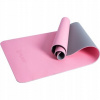 Pure2improve Cvičenie MAT 173 cm x 58 cm ruže a fialové ruže (Pure2improve Yoga Mat 1730 mm, 580 mm, 6 mm, TPE,)