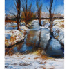 Jarný deň - Akad. mal. Igor Navrotskyi, originálny, ručne maľovaný obraz L (do veľkosti 95x95cm) Viac farieb