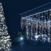 Vonkajšie Vianočné osvetlenie - Ľadové lampy Garland Light Curtain 9 m vianočné LED 200 biela studená (Ľadové lampy Garland Light Curtain 9 m vianočné LED 200 biela studená)