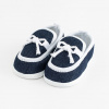 Dojčenské mokasíny-capačky New Baby tmavo modrá 3-6 m - 3- 6 m