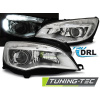 PREDNÉ SVETLÁ OPEL ASTRA J 10-12 CHROM TRU DRL
