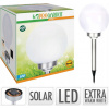 Solárne svietidlá - LED solárne záhradné svietidlo 20cm guľa (Solárne svietidlá - LED solárne záhradné svietidlo 20cm guľa)