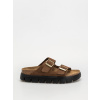 Birkenstock Arizona Chunky Suede Narrow (dark tea/black) 38, hnedá