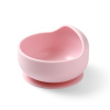 Babyono 1481-02-BO Miska silikónová s prísavkou pink 6m+