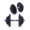 Set jednoručných nakládacích činiek 2x 20 kg TRINFIT 30 mm