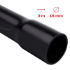 Kopos Pevná rúrka 1516E FA, 16mm, 320N, 3m, čierna