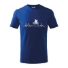 EKG stolný tenis - Tričko detské bavlnené - 158 cm/12 rokov ( Kráľovská modrá )