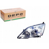 DEPO SVETLOMET PREDNÁ LAMPA HONDA CR-V III 2.4 I
