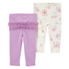 CARTERS CARTER'S Tepláky/legíny Purple Floral dievča 2ks 18m/ veľ. 86