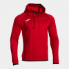 JOMA COMBI PREMIUM MIKINA S KAPUCÍ UNISEX - Červená, Černá - veľkosť 5XL